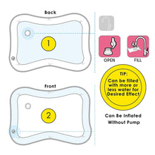 Inflatable Tummy Time Mat Premium Baby Water Play Mat - WonderKiddos